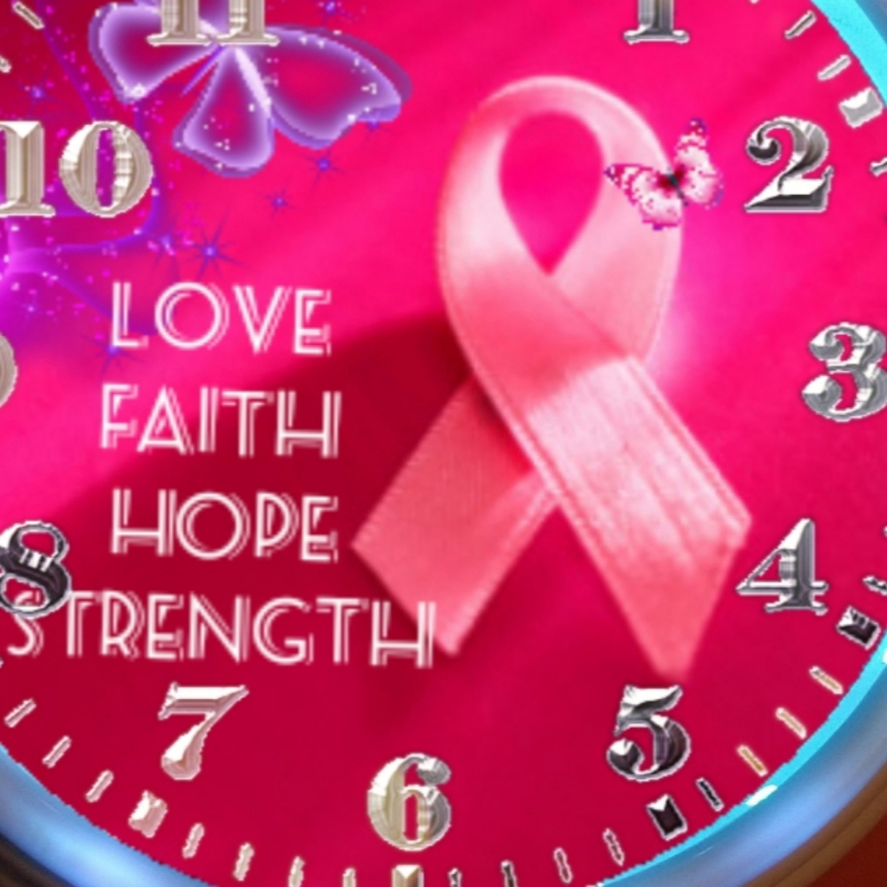 Pink clock - Picture 2 of 3